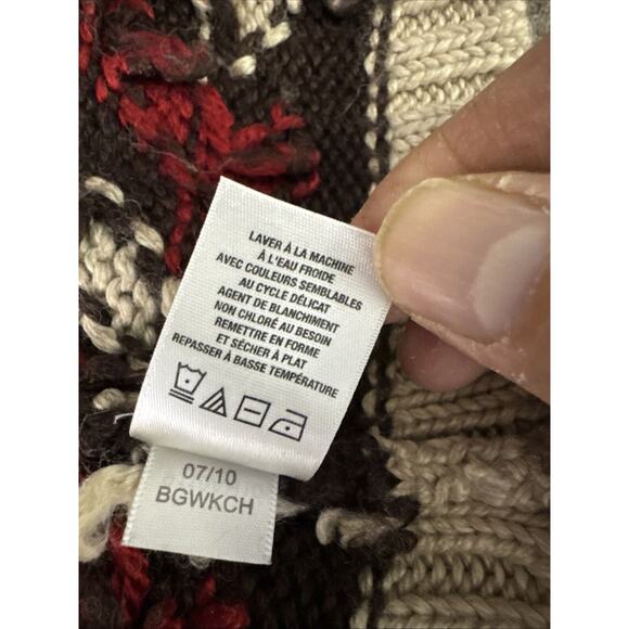 Aeropostale Wool Blend Multicolored Open Cardigan Women's Size Medium‎ - Picture 5 of 9